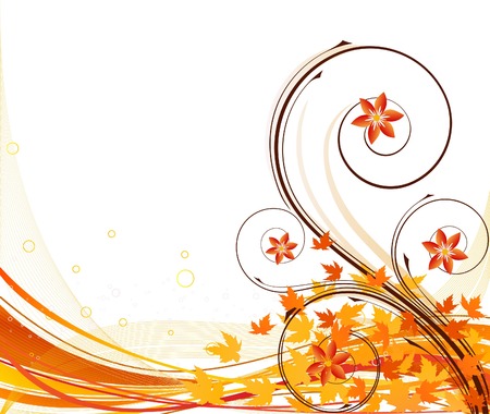 Floral   vector design のイラスト素材