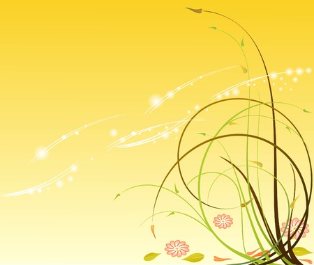 Floral background - vectorのイラスト素材