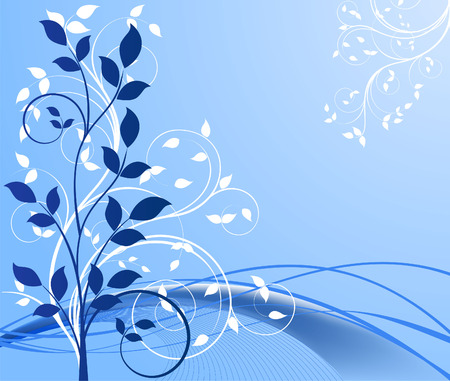 Floral abstract backgroundsのイラスト素材
