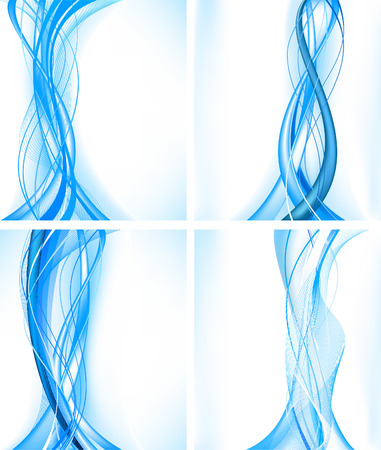 Set of abstract backgrounds のイラスト素材