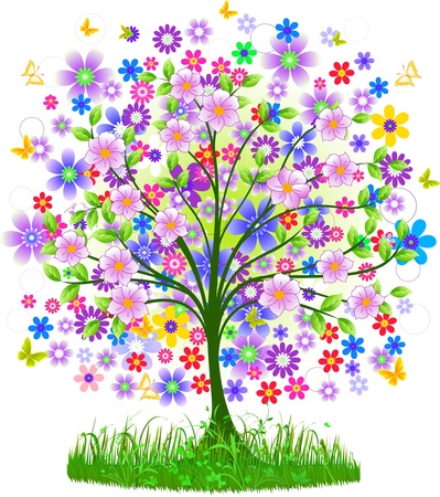 Floral designのイラスト素材