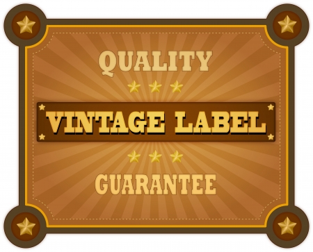 	Retro-Style Logo Badgeのイラスト素材