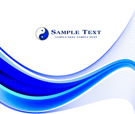 Abstract blue backgroundのイラスト素材