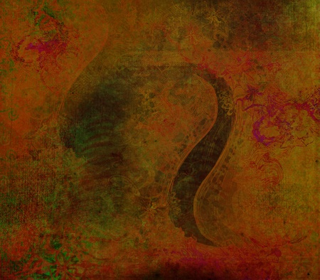 art floral grunge graphic backgroundの写真素材