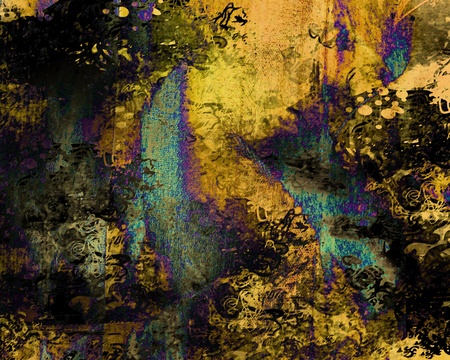 	Grunge paint blots backgroundの写真素材