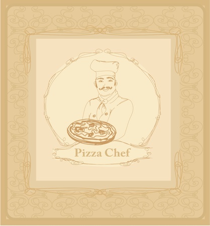 Pizza Menu Templateのイラスト素材