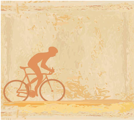 Cycling Poster のイラスト素材