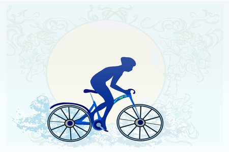 Cycling Posterのイラスト素材