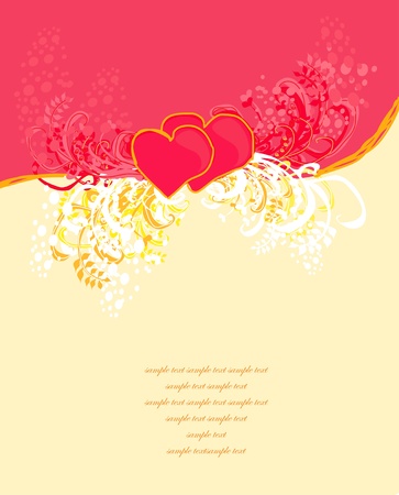 Valentines Day Greeting card のイラスト素材