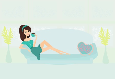 coffee break のイラスト素材