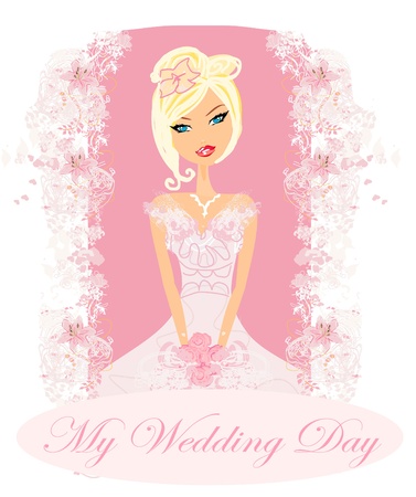 Beautiful bride のイラスト素材