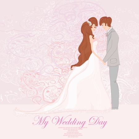 elegant wedding invitation のイラスト素材
