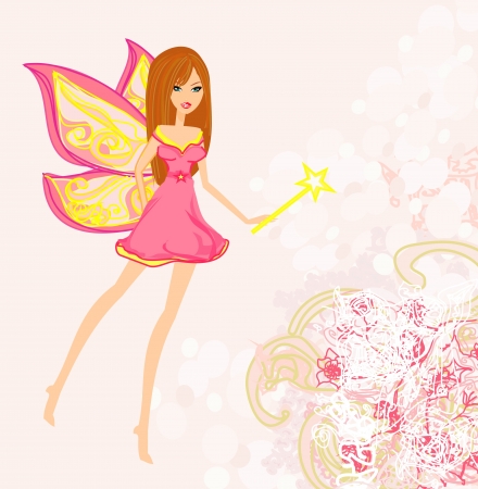 beautiful fairy vector graphicのイラスト素材