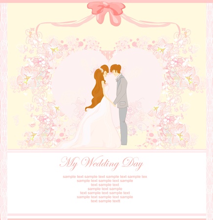 elegant wedding invitation のイラスト素材