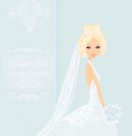 Beautiful bride のイラスト素材
