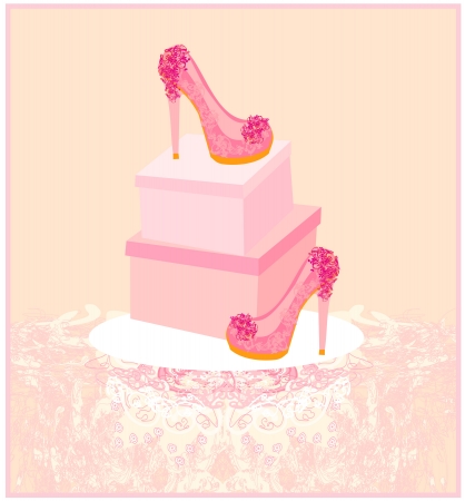  shoes vintage poster のイラスト素材