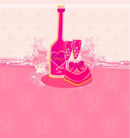  Invitation To Birthday Cocktail Party のイラスト素材