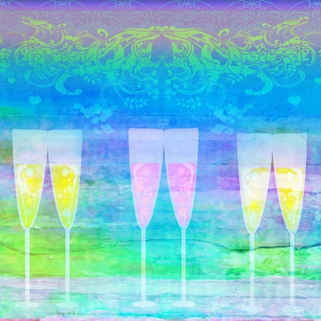  Invitation To Birthday Cocktail Party の写真素材