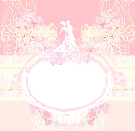  wedding dancing couple background のイラスト素材