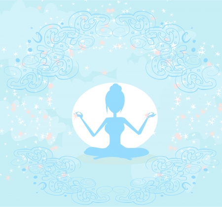 Yoga and Spirituality のイラスト素材