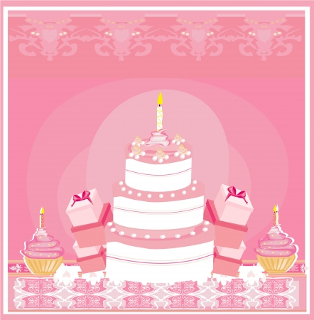 Happy Birthday Card のイラスト素材