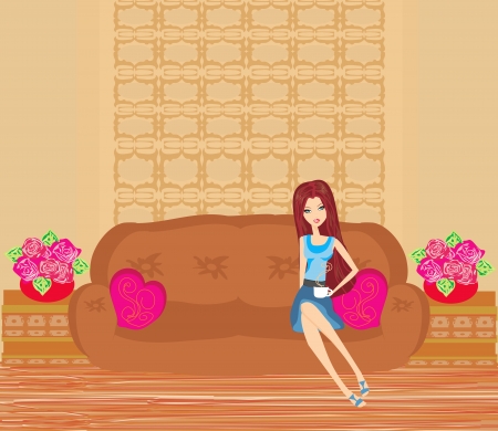 coffee break のイラスト素材