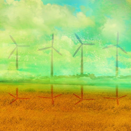  Eco farming - landscapes の写真素材