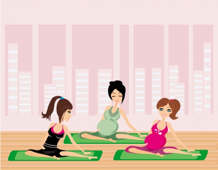 Childbirth education classesのイラスト素材