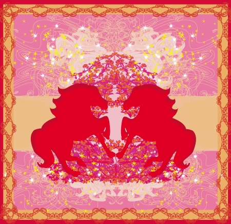 Year of Horse graphic design のイラスト素材