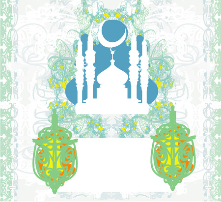 abstract religious background - Ramadan Kareem Vector Design のイラスト素材