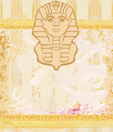 abstract grunge frame - Great Sphinx of Giza のイラスト素材