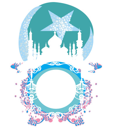 abstract religious frame - Ramadan Kareem Vector Design のイラスト素材