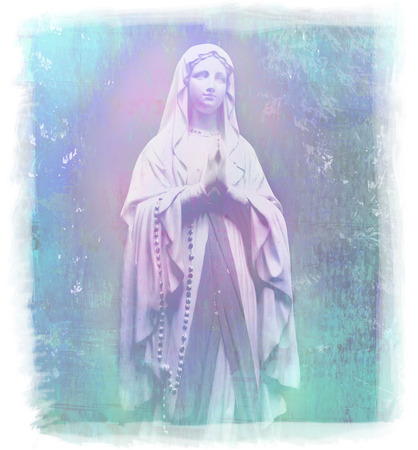 Blessed Virgin Mary portrait の写真素材