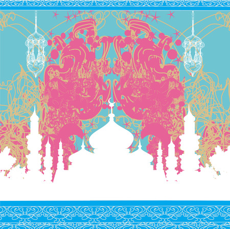 abstract religious background - Ramadan Kareem Vector Design のイラスト素材