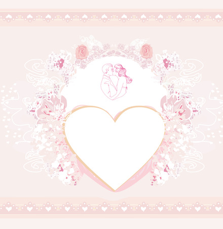 valentine stylish cardのイラスト素材