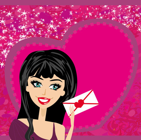 love letterのイラスト素材