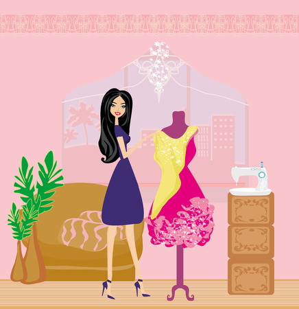 fashion designerのイラスト素材