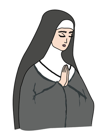 Vector illustration of nunのイラスト素材