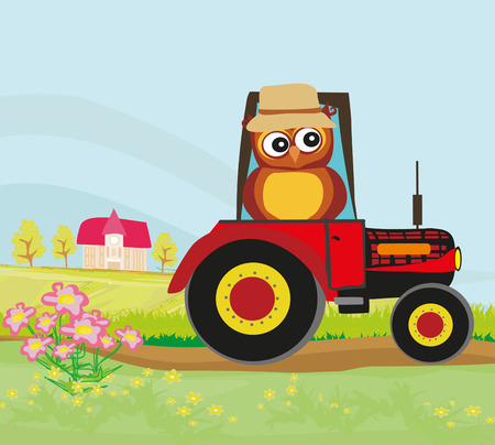Owl Farmerのイラスト素材