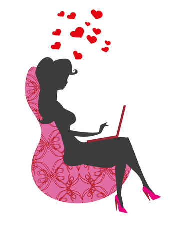 Love in webのイラスト素材