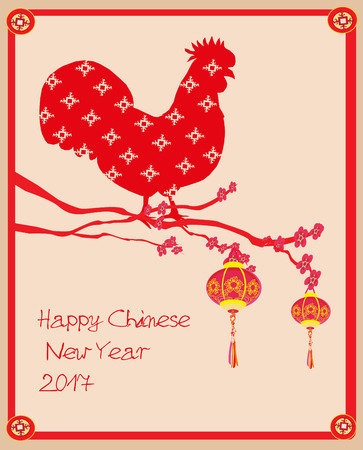 Year Of Rooster Design For Chinese New Year Celebrationのイラスト 素材 ストックフォト 写真素材のstock Foto ストックドットフォト