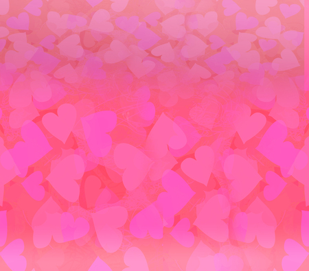 Valentine Hearts Abstract pink Background.の写真素材