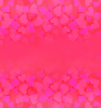 Valentine Hearts Abstract pink Background.の写真素材