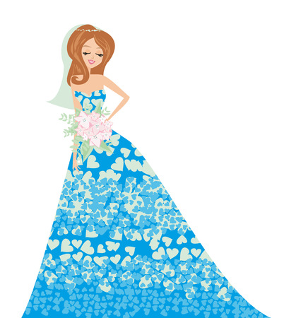 Bride cardのイラスト素材