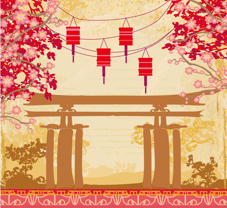 Mid-Autumn Festival for Chinese New Yearのイラスト素材