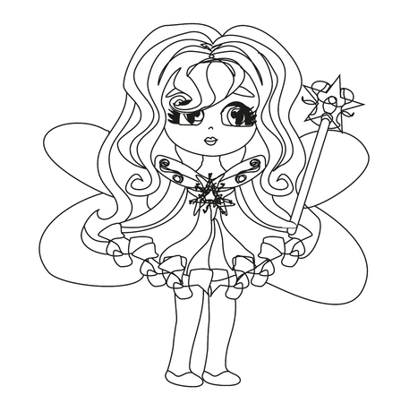 Beautiful fairy graphicのイラスト素材