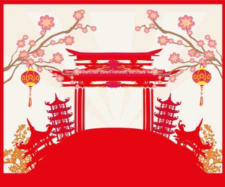 Mid-Autumn Festival for Chinese New Yearのイラスト素材