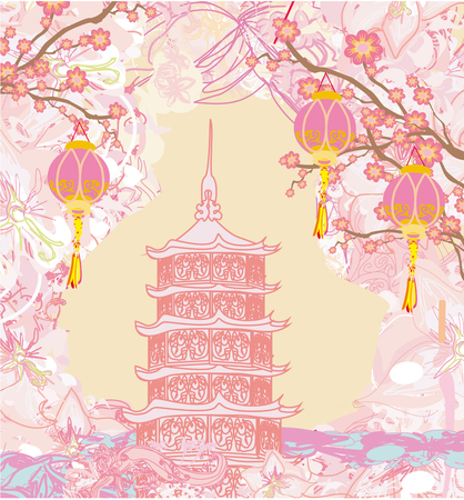 Mid-Autumn Festival for Chinese New Yearのイラスト素材