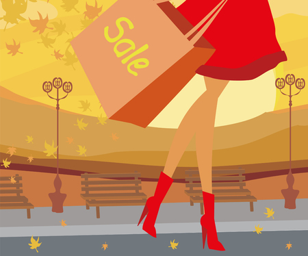 Autumn Sale bannerのイラスト素材