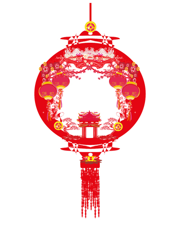 Mid-Autumn Festival for Chinese New Yearのイラスト素材